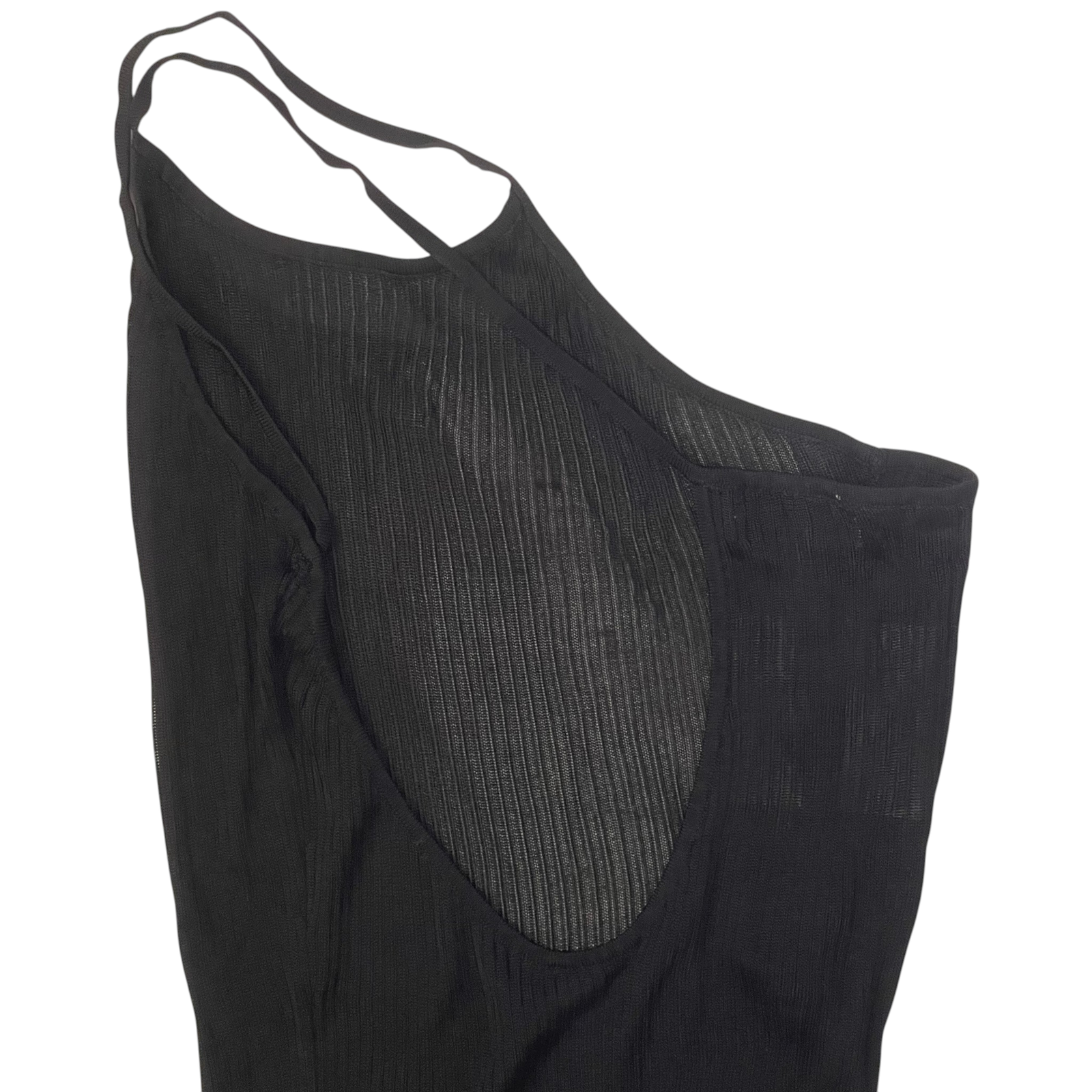 Nwt Auteur Studio Nour Dress - Black - Asymmetrical Neckline - Open Back - Sz. S — image 4 of 7